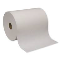 TOWELS-#20065 GO-RAG TOUCHLESS 
SHOP WIPER 10&quot;X250&#39;ROLL WHITE 
(6/CS)