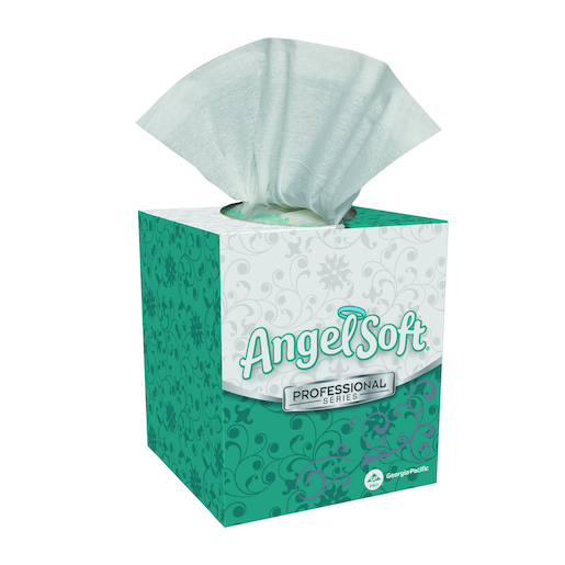 TISSUE-46580 ANGEL SOFT FACIAL  2-PLY 36 BOXES OF 96 SHEETS/CS 