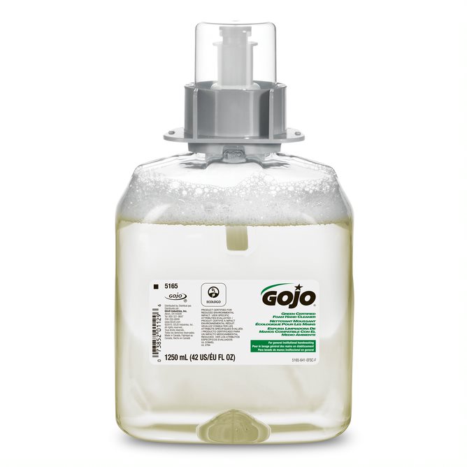 GO-JO #5165-04 GREEN CERTIFIED 
FOAM SOAP 4X1250ML