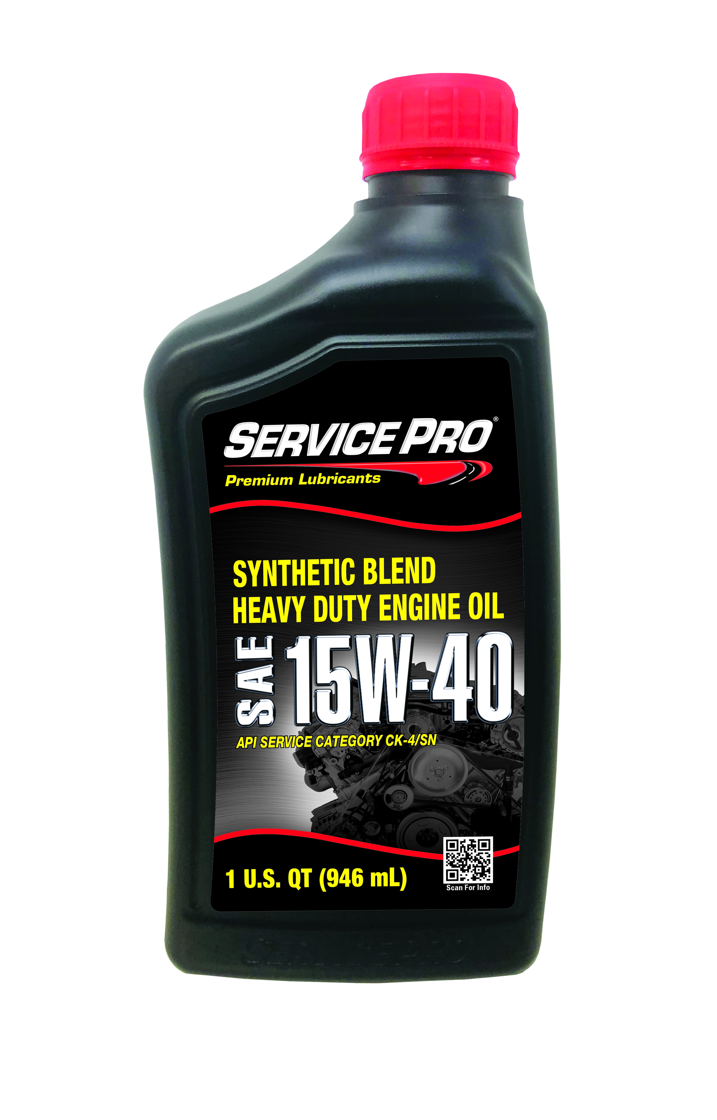OIL-SERVICE PRO 15W40 CK/4 SN SYN BLEND (6/1QT) SPL00207