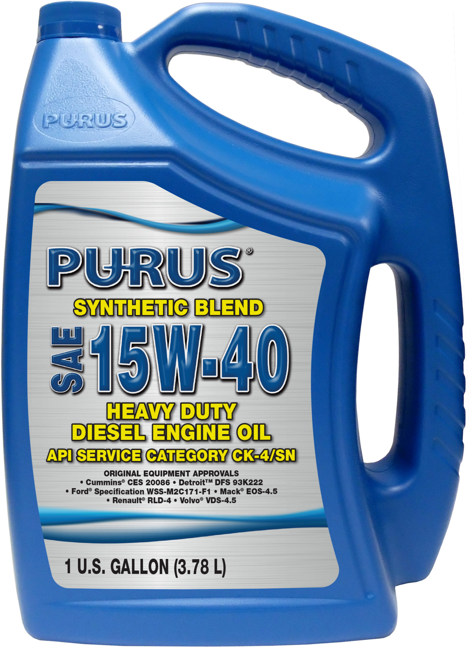 OIL-PURUS 15W40 CK/4 SN SYN BLEND (3/1GAL) PHD00369