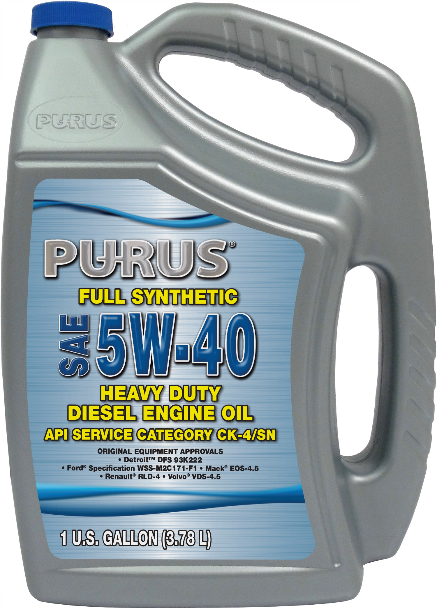 OIL-PURUS 5W40 CK/4 SN SYNTHETIC (3/1 GAL) PHD00368