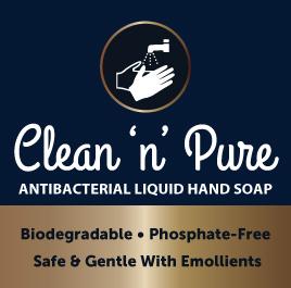 SOAP-CLEAN &#39;N PURE 
ANTIBACTERIAL LIQUID HAND 
4X1GAL