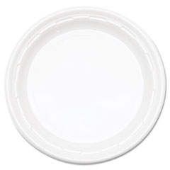 PLATE-PLASTIC 10&quot; WHITE 
DINNERWARE 500/CS 