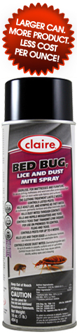 AEROSOL-INSECTICIDE BEDBUG,
LICE, AND TICK KILLER 12X16 OZ