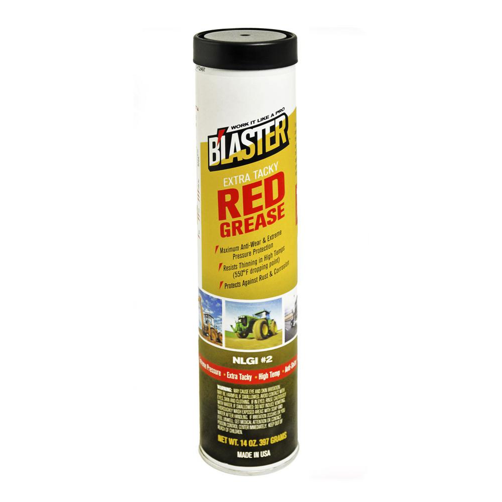 GREASE-BLASTER EXTRA TACKY RED GREASE (10X14 OZ