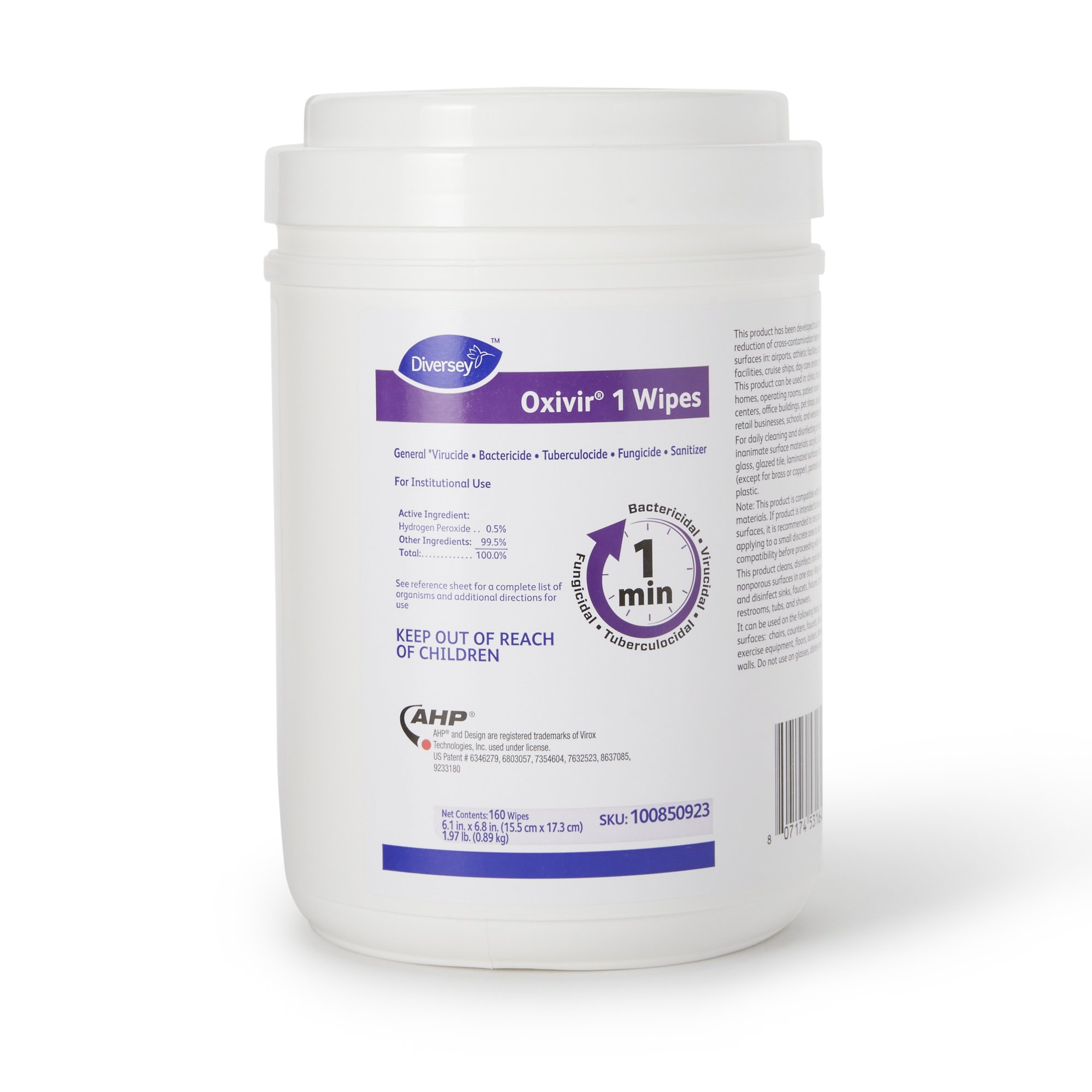 OXIVIR 1 WIPES-12X160/CS