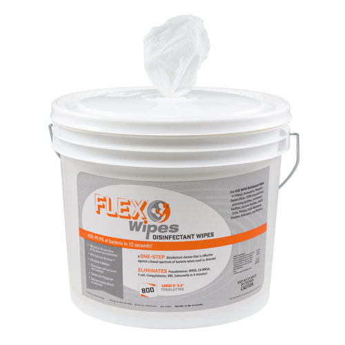 WIPES-#10800 FLEXWIPES DISINFECTANT (2 BUCKETS OF 800