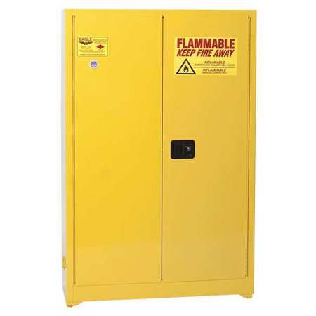 FLAMMABLE SAFETY CABINET-EAGLE #4510 45 GALLON
