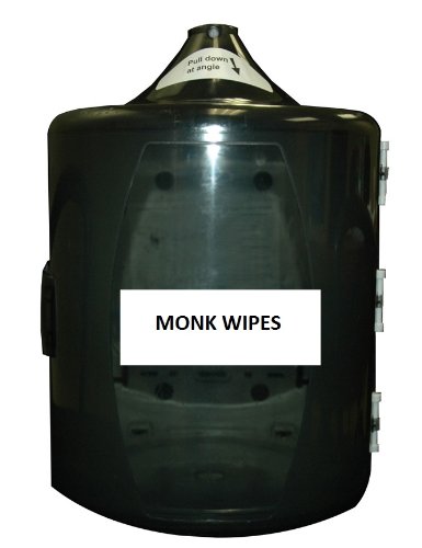 DISPENSER-69800WD WALL MOUNT FOR MONK WIPES ROLLS
